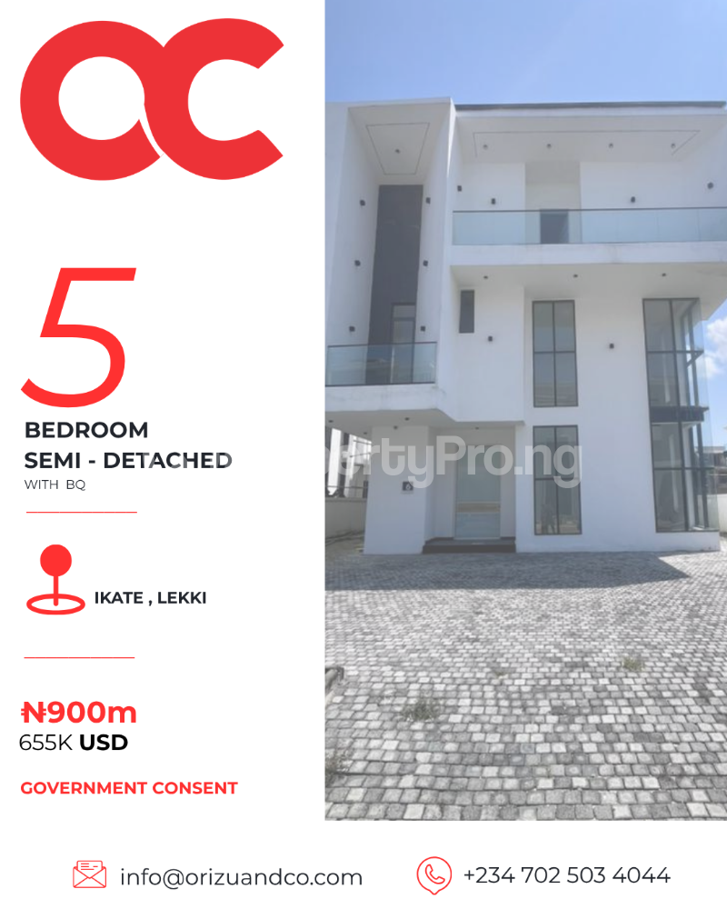 5 bedroom Flat / Apartment for sale Ikate Lekki Lagos
