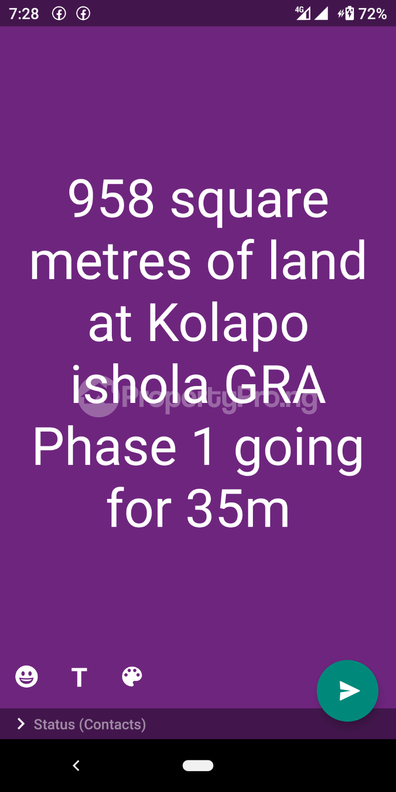 Flat / Apartment for sale Kolapo Ishola Gra General Gas Akobo Akobo Ibadan Oyo