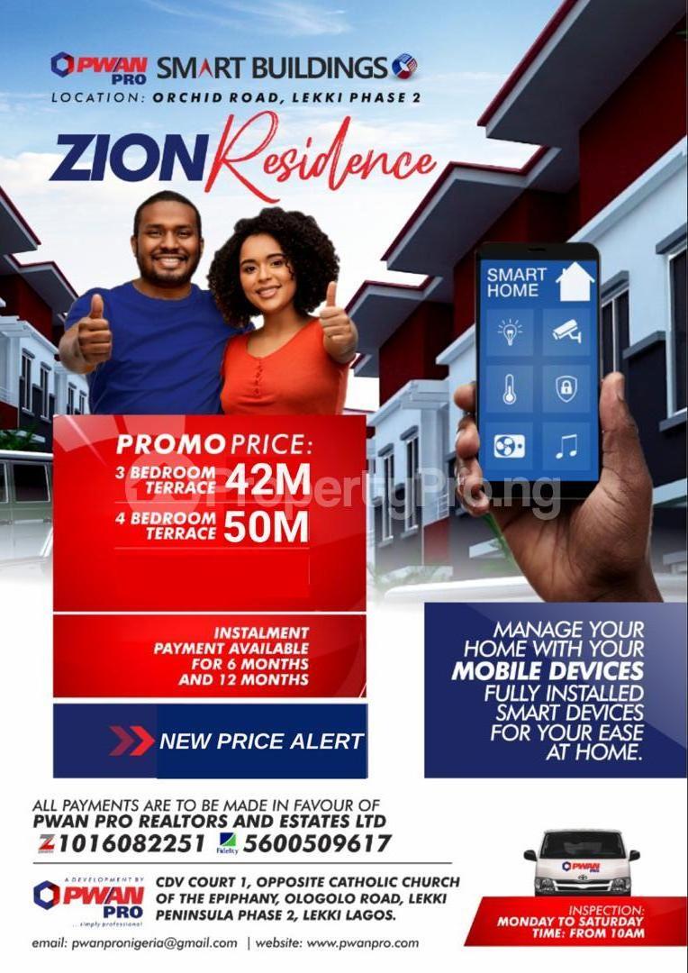 3 bedroom House for sale Zion Smart Homes Residence Estate, Pwan Ikota Lekki Lagos