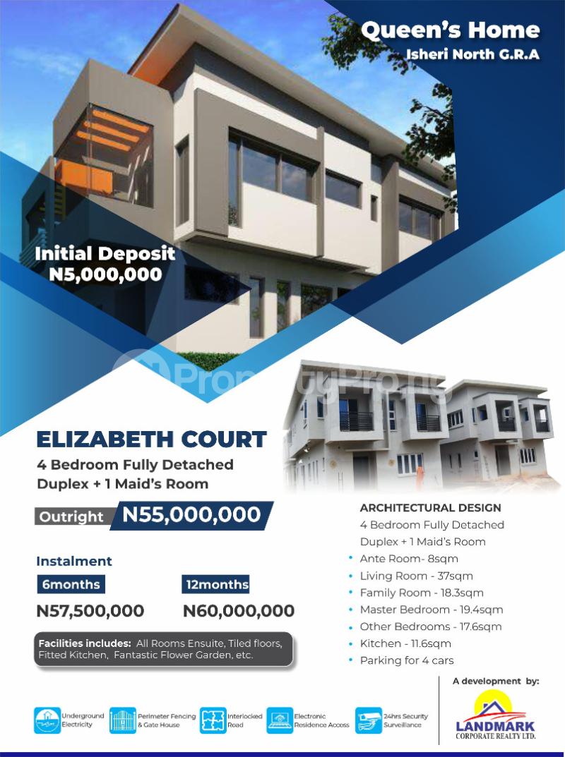 4 bedroom House for sale Isheri North G R A,lagos Isheri North Ojodu Lagos - 0