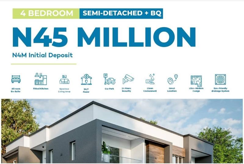 4 bedroom House for sale Inside Abijo Gra. Abijo Ajah Lagos