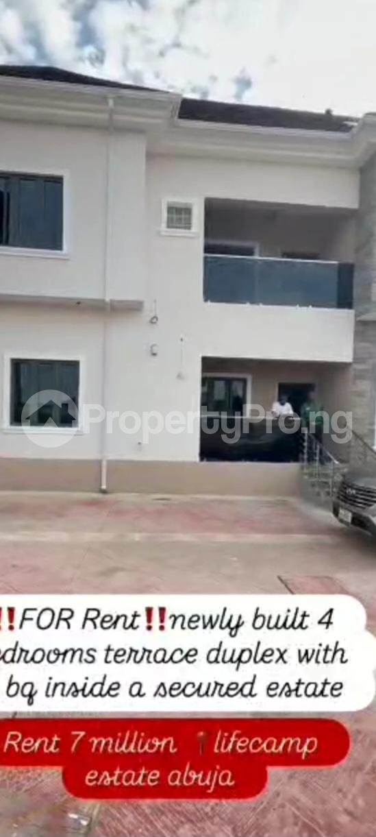 4 bedroom House for rent Lifecamp District Abuja ( Video Of The House Is Attached) Life Camp Abuja - 0