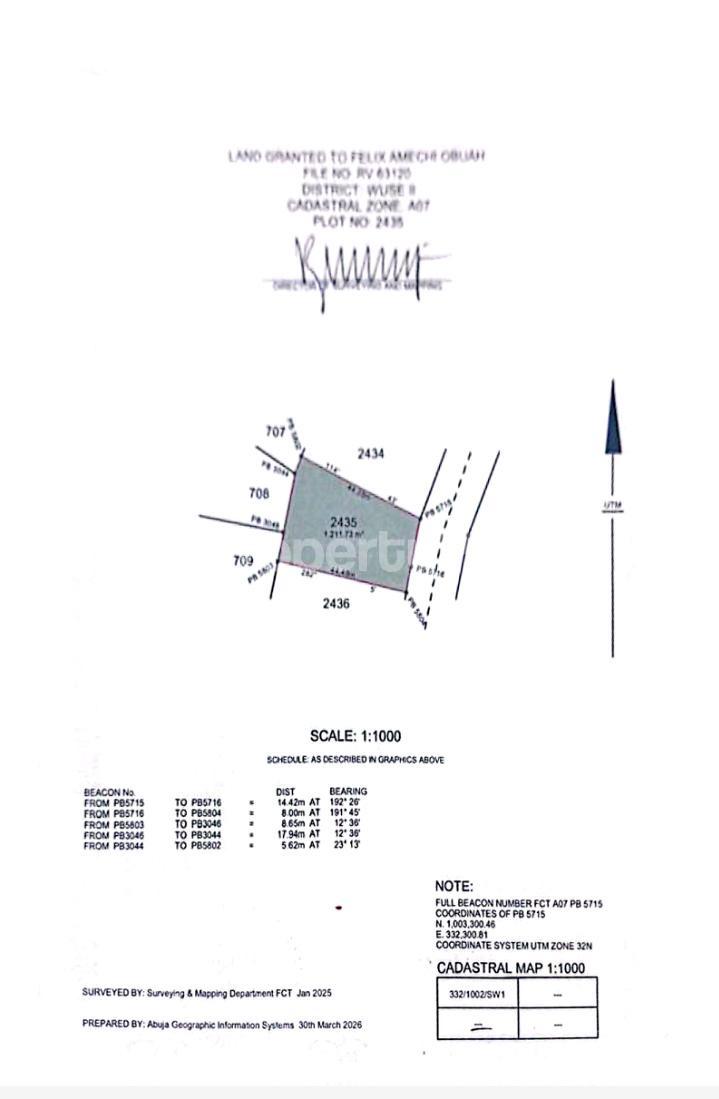 Land for sale Wuse 2 Wuse 2 Abuja