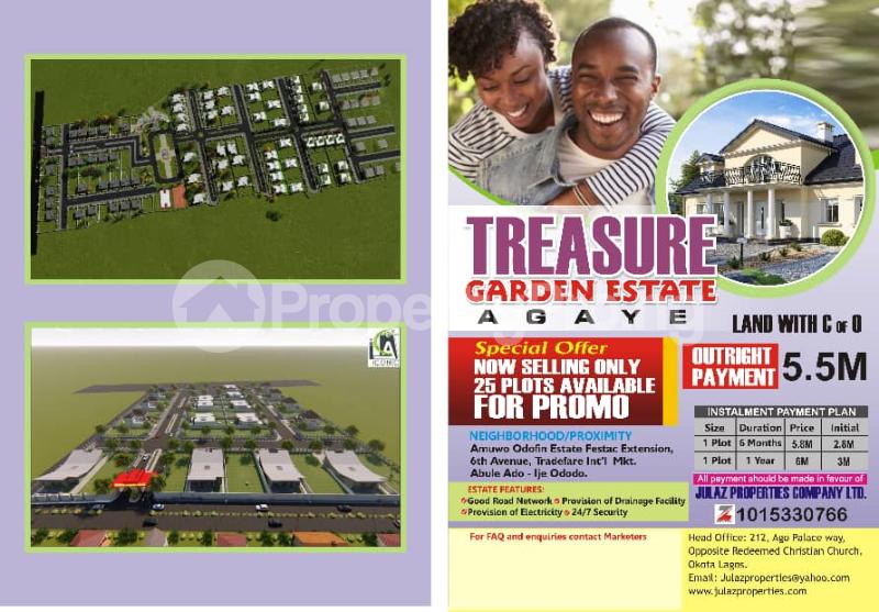Land for sale Iju Ododo,lagos State Festac Amuwo Odofin Lagos