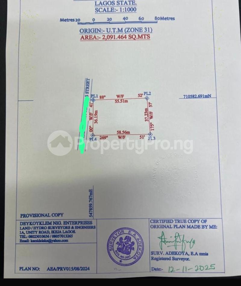 Land for sale Victoria Island By South African Embassy, Victoria Island Extension Victoria Island Lagos