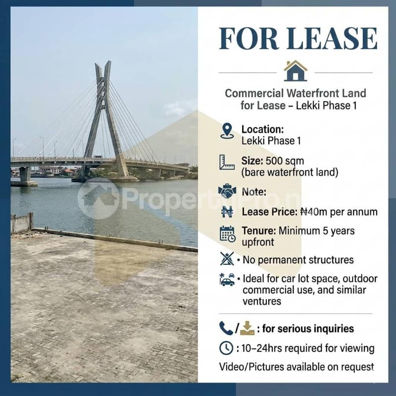 Land for rent Wole Olateju Street,lekki Phase 1 , Lagos State. Lekki Phase 1 Lekki Lagos