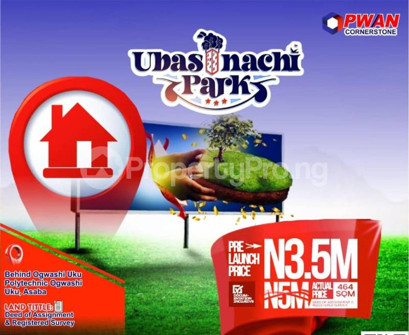 Land for sale Ubasinachi Park. Asaba Delta - 0
