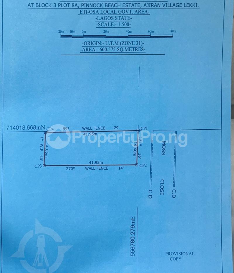Land for sale Pinnock Beach Estate Chevron Drive Lekki Lagos