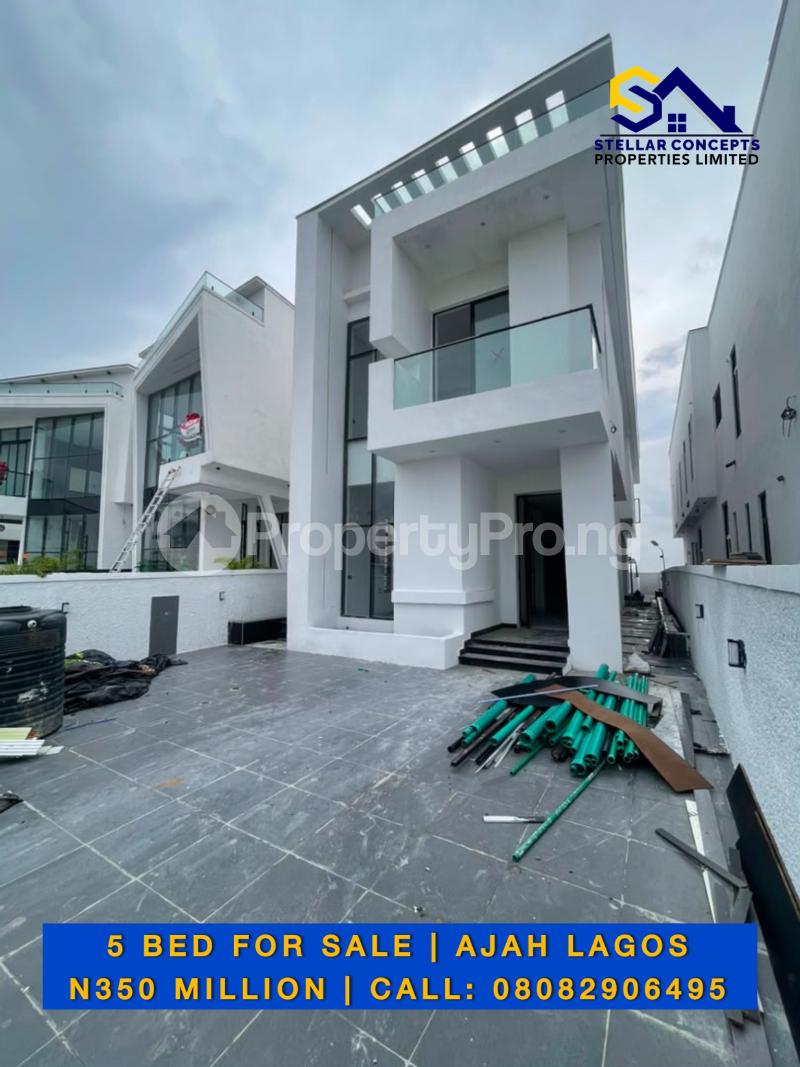 5 bedroom House for sale Ajah Lagos Off Lekki-Epe Expressway Ajah Lagos