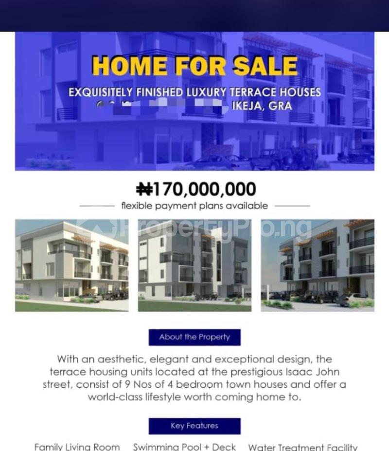4 bedroom House for sale Ikeja Gra Ikeja GRA Ikeja Lagos