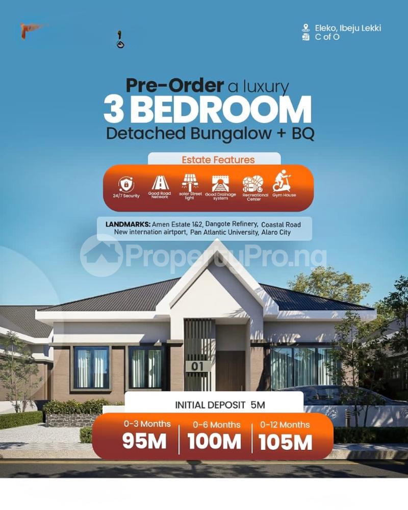 3 bedroom House for sale Ibeju-Lekki Lagos