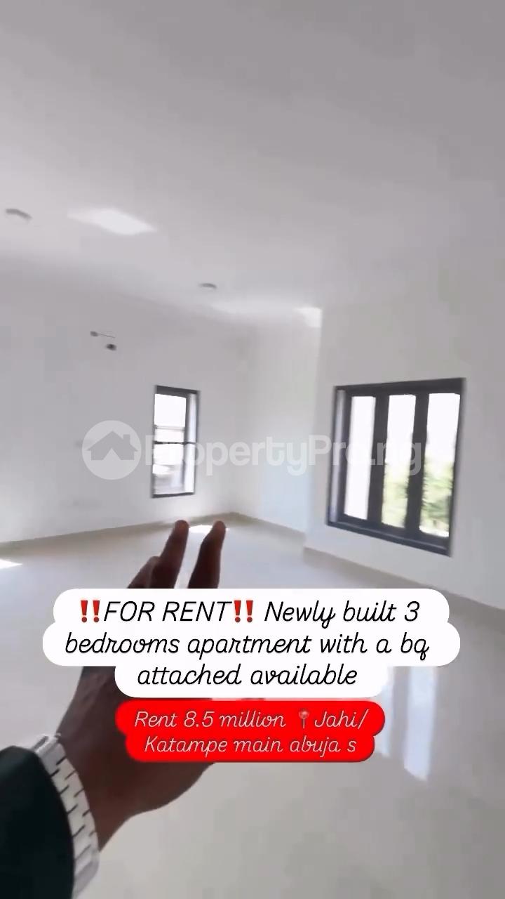 3 bedroom Flat / Apartment for rent Katampe Main Abuja