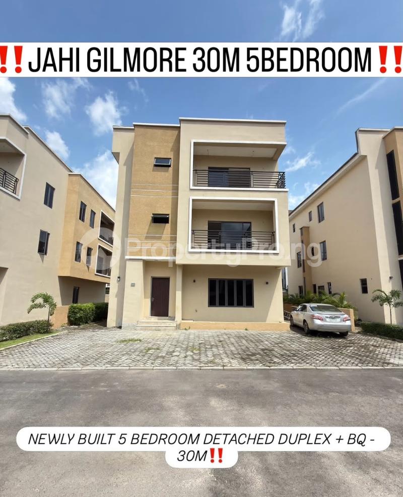 5 bedroom House for rent Off Ameyo Adadevoh Way. Jahi Abuja