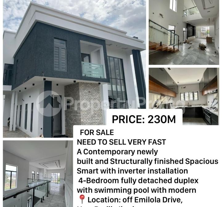 4 bedroom House for sale Off Emiola Close, New Bodija Ibadan Oyo