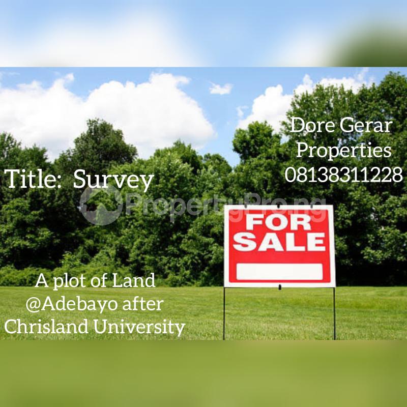 Land for sale Adebayo After Christland University Idi Aba Abeokuta Ogun - 0