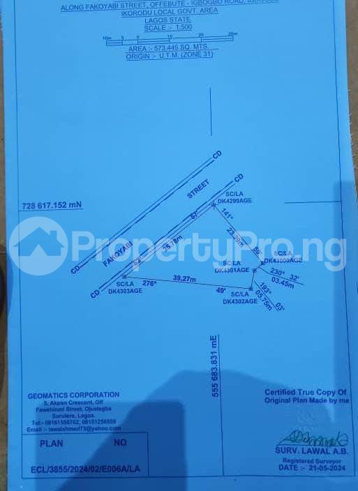 Land for sale Valley View Estate Olu Odo Ebute Ikorodu Lagos