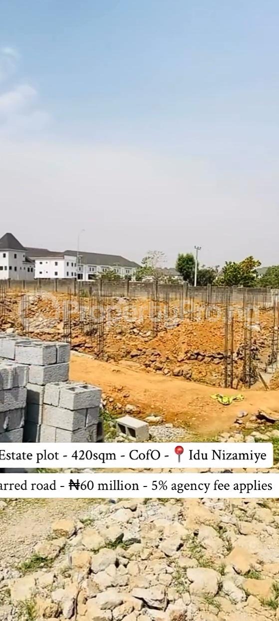 Land for sale Idu Karmo District After Nizamiyel Hospital ( Video Is Attached) Idu Abuja