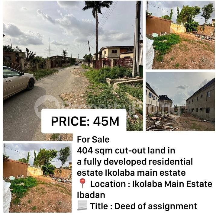 Land for sale Ikolaba Ibadan Oyo