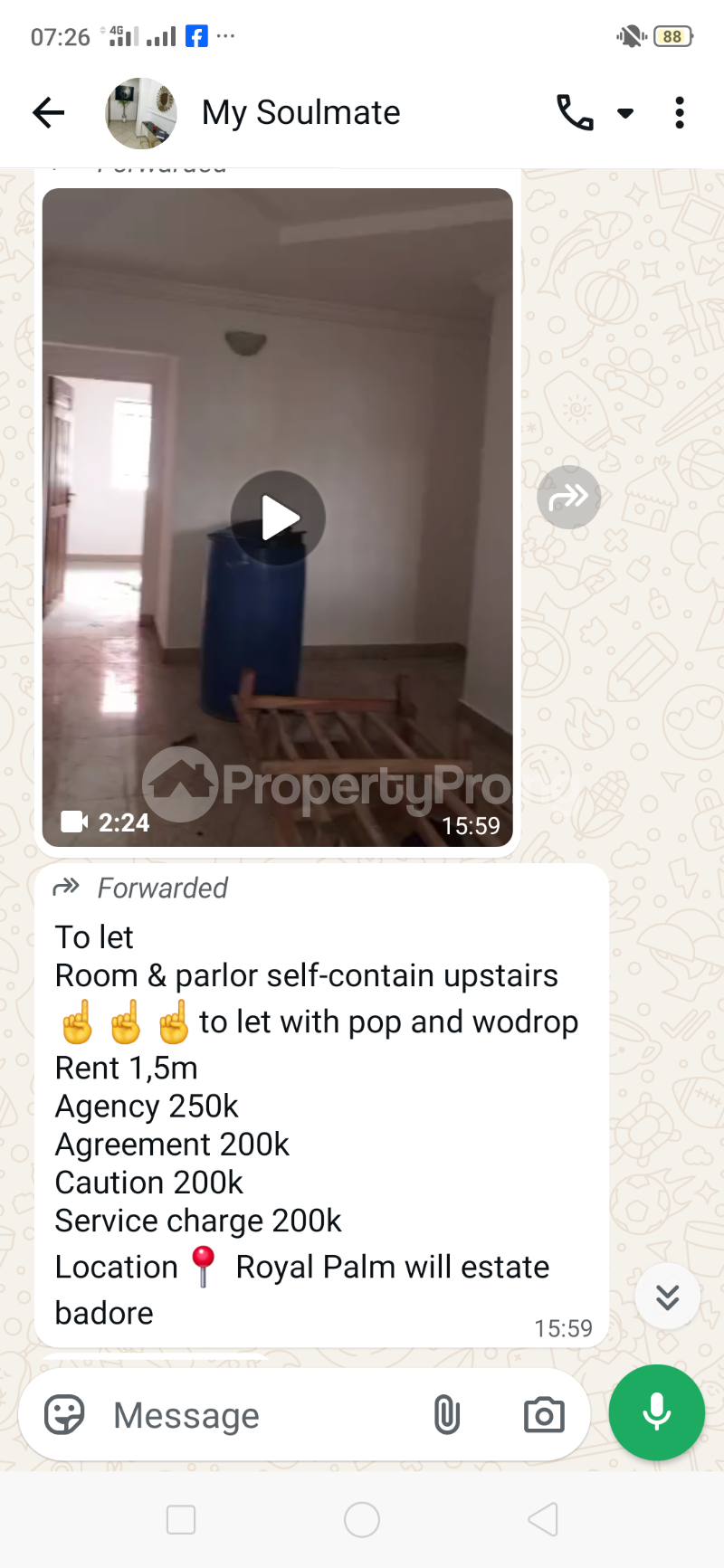 1 bedroom Flat / Apartment for rent Royal Palm Estate Badore Ajah Lagos