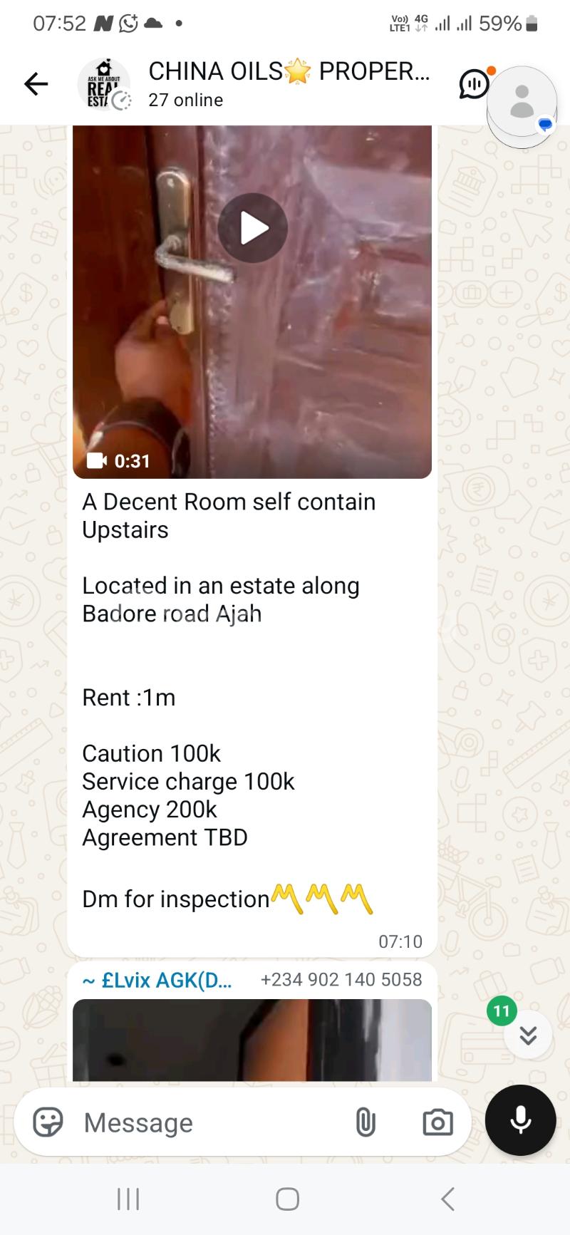 1 bedroom Flat / Apartment for rent Estate In Green Vill Badore Ajah Badore Ajah Lagos