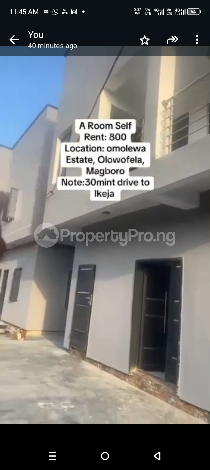 Flat / Apartment for rent Omolewa Estate, Olowofela, Magboro. Magboro Obafemi Owode Ogun