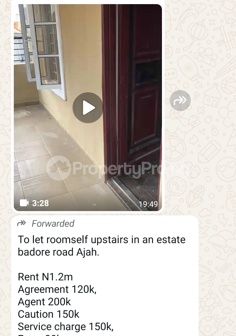 1 bedroom Flat / Apartment for rent In An Estate Badore Badore Ajah Lagos