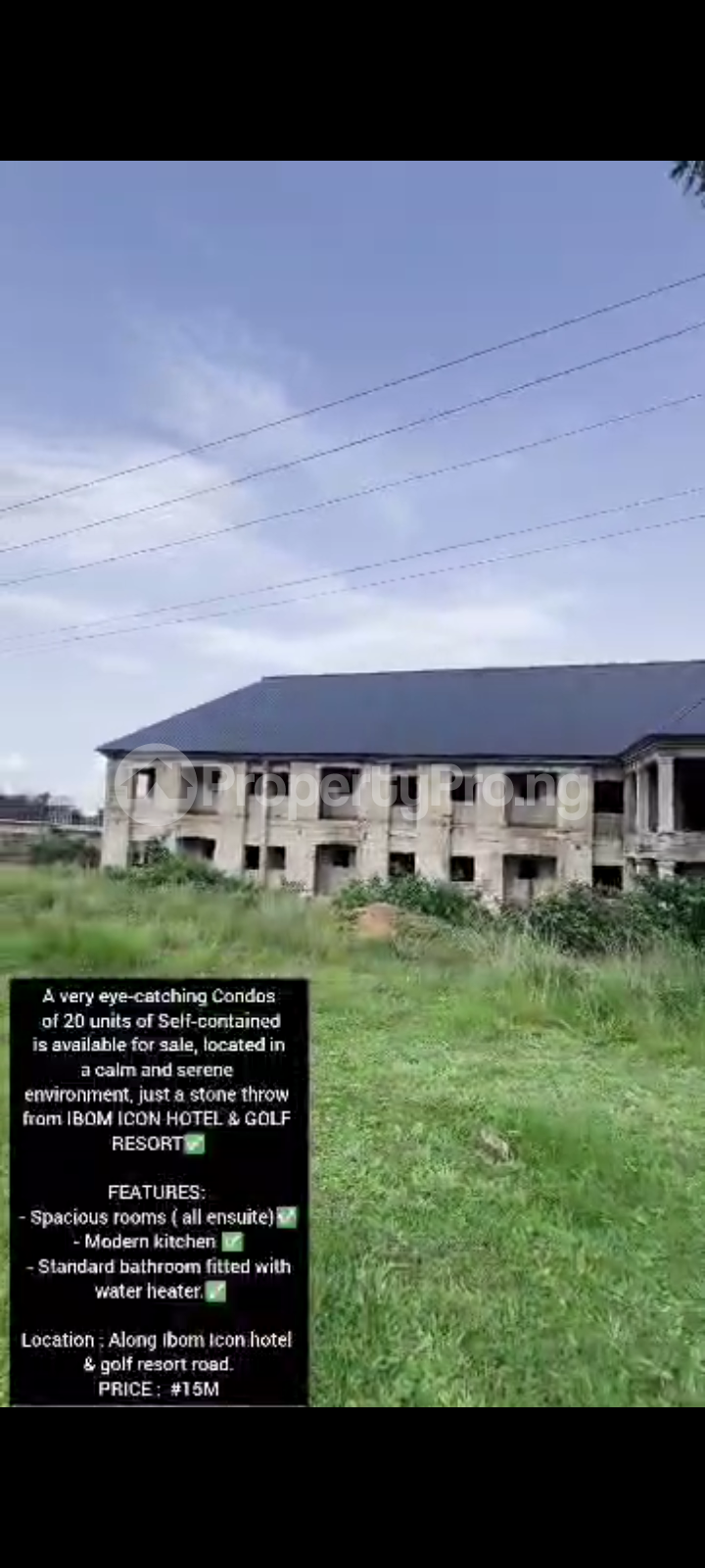 1 bedroom Flat / Apartment for sale Uyo Akwa Ibom