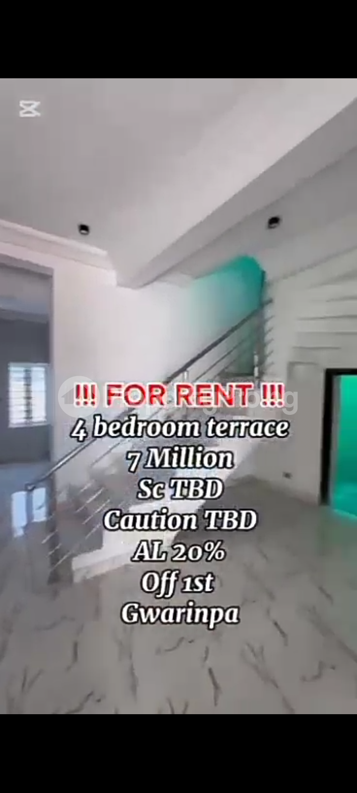 4 bedroom House for rent 1st Avenue Gwarinpa Abuja