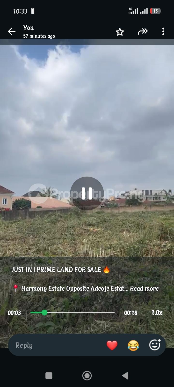 Land for sale Harmony Estate Opposite Adeoje Estate Akala Express Akala Express Ibadan Oyo