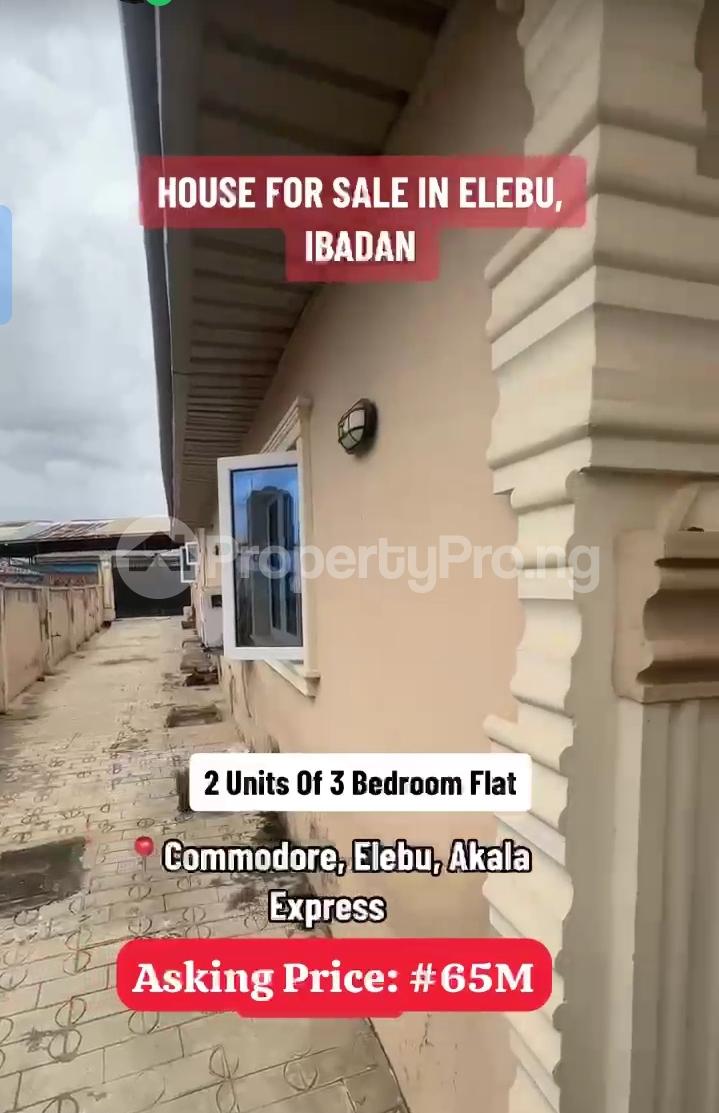 3 bedroom House for sale Comodore Elebu Ibadan Akala Express Ibadan Oyo