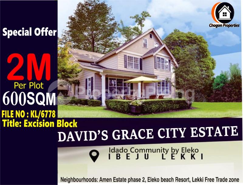 Land for sale Idado Town, Eleko Ibeju-Lekki Lagos