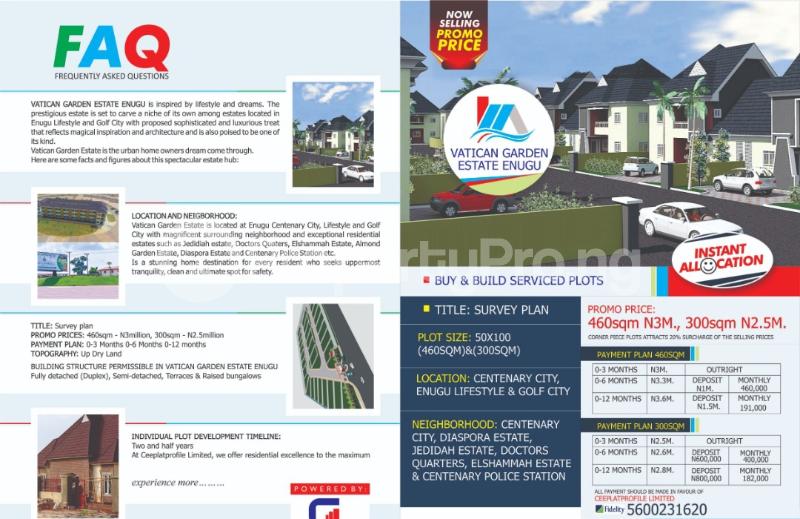 Land for sale Cemetery Road Enugu Enugu