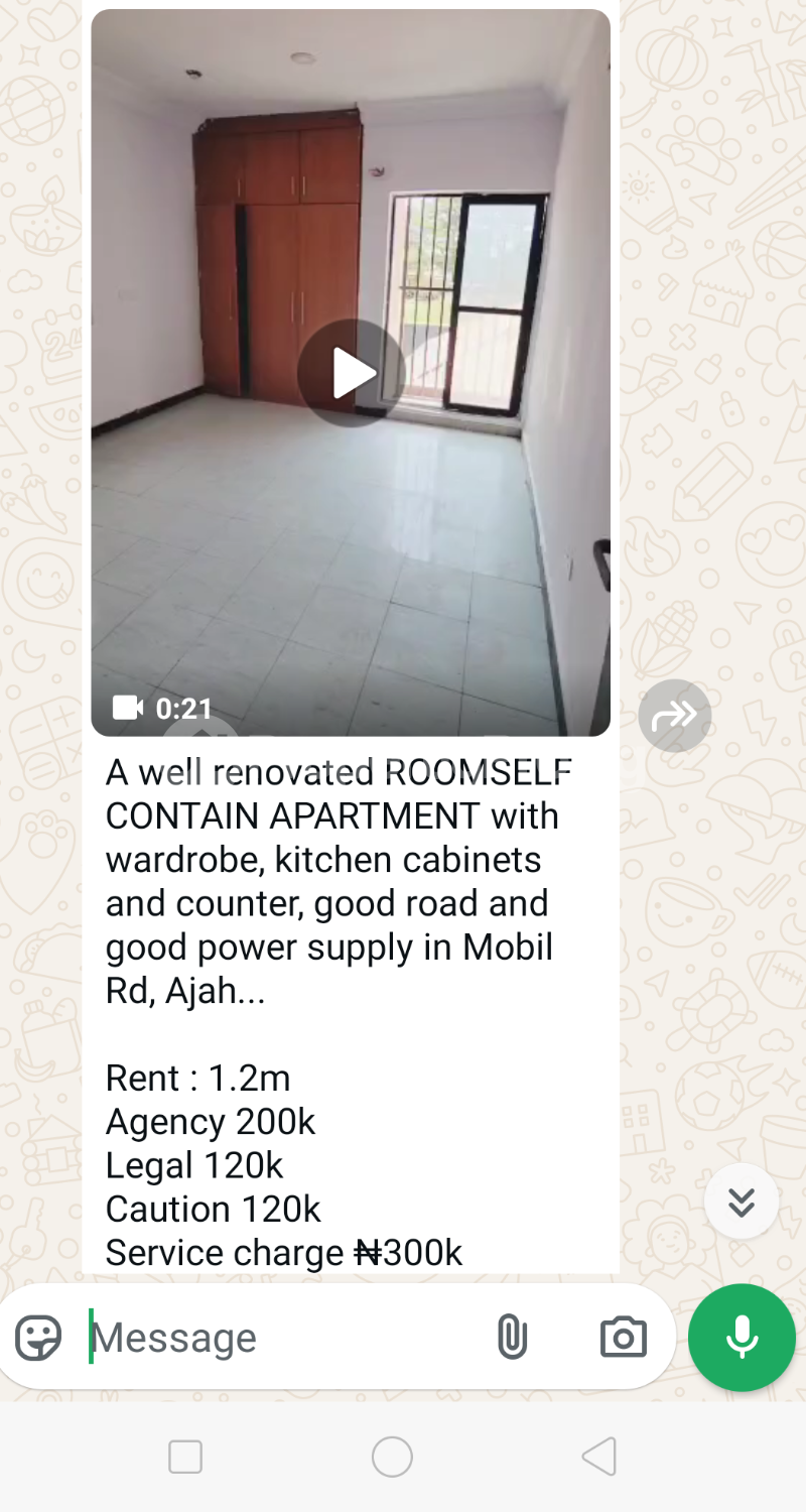 1 bedroom Flat / Apartment for rent Mobile Road Mobil Road Ajah Lagos