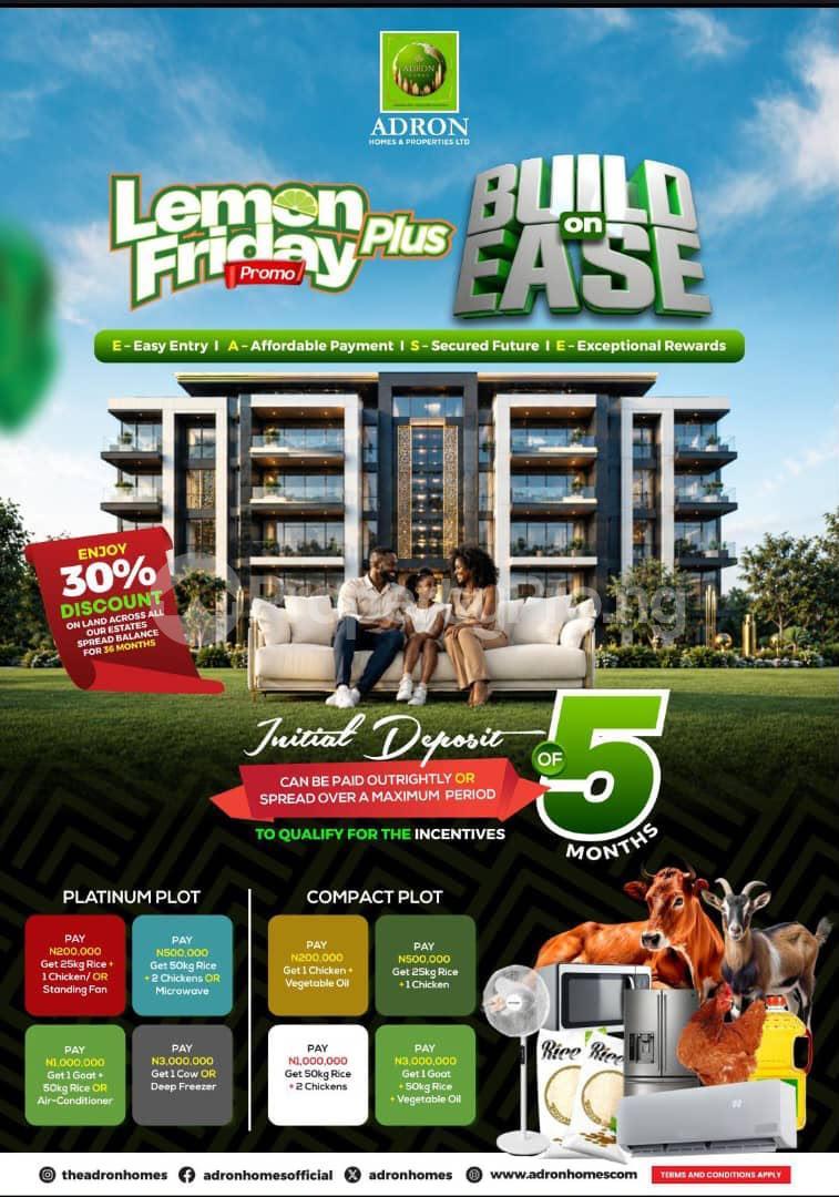 Land for sale Adron Homes Sagamu Sagamu Ogun