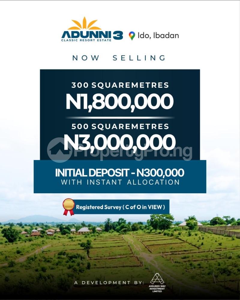 Land for sale Ido|assured Way Limited / Elebu Commercial District Ibadan Oyo - 0