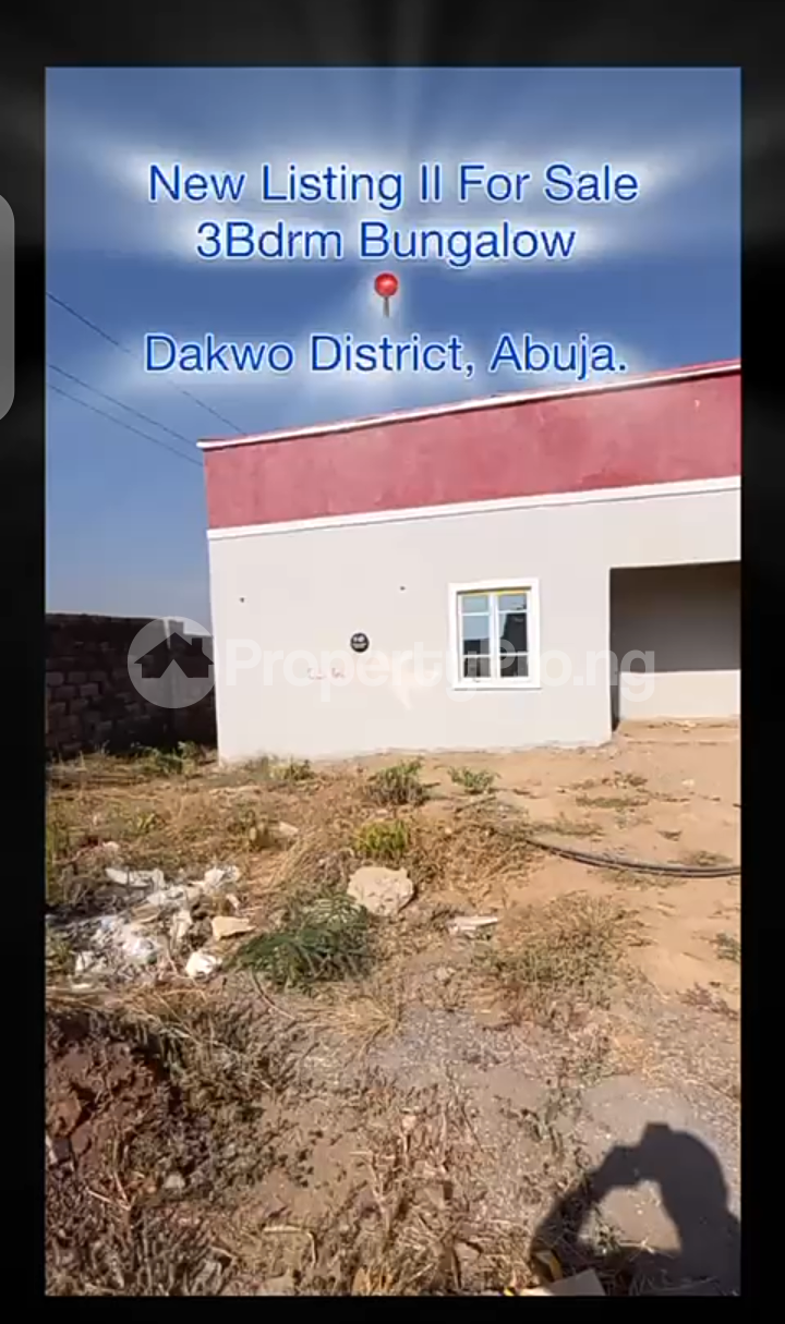 3 bedroom House for sale Dakwo Abuja