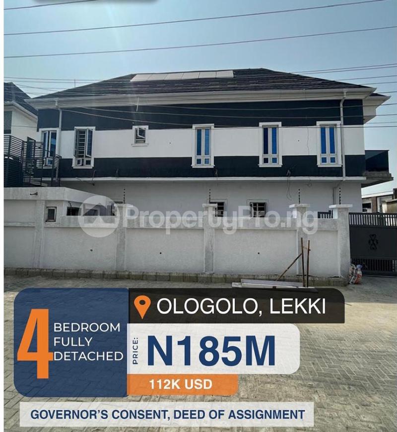 4 bedroom House for sale Ologolo Lekki Lagos
