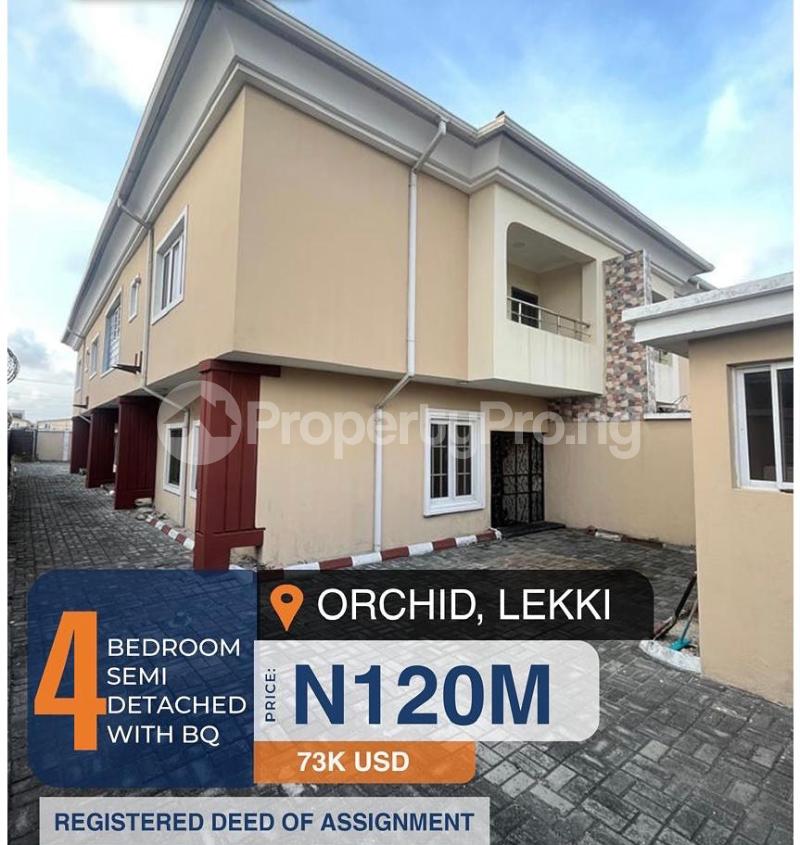 4 bedroom House for sale orchid Lekki Lagos