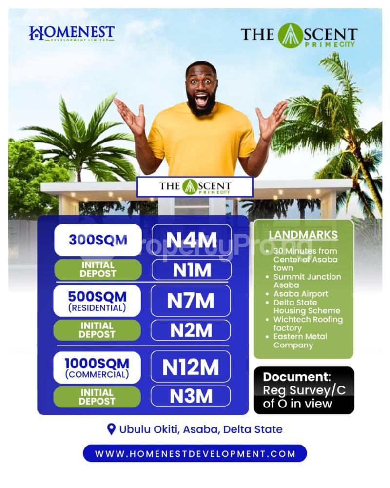 Land for sale Ubulu Okiti, Asaba Asaba Delta - 0