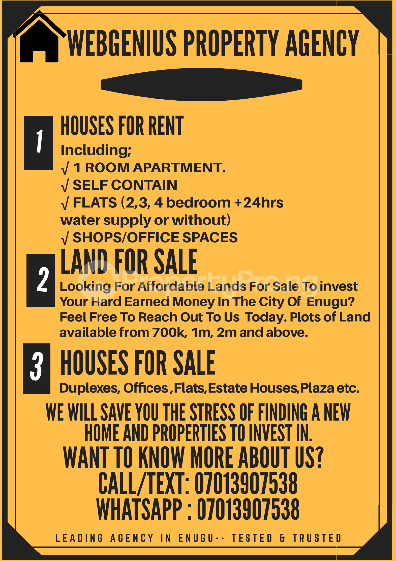 Land for sale Enugu Enugu