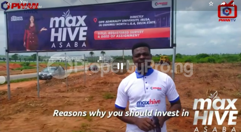 Land for sale Admiralty Road Oshimili Delta