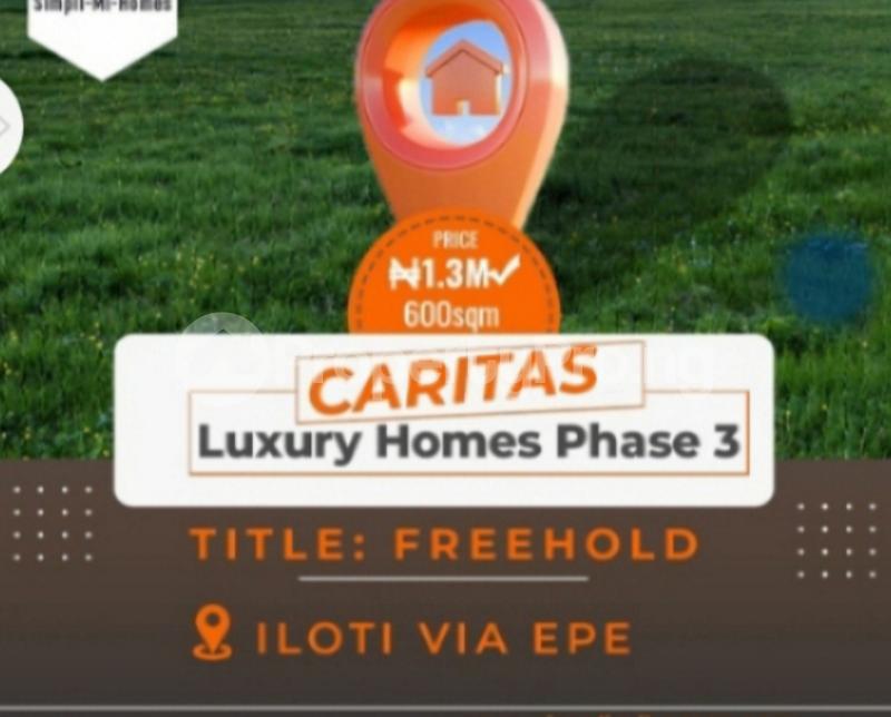 Land for sale Caritas Luxury Phase 3 Epe Lagos