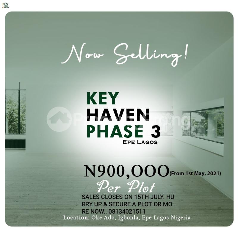 Land for sale Oke Ado, Igbonla Epe, Lagos State Epe Road Epe Lagos - 0