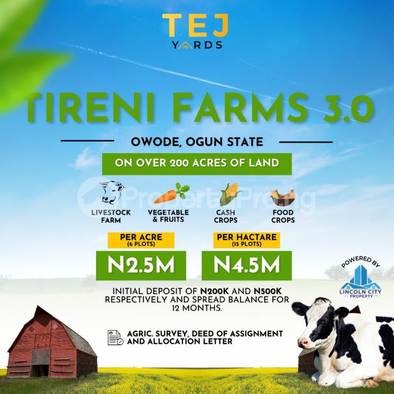 Land for sale Off Mowe Ofada Obafemi Owode Ogun