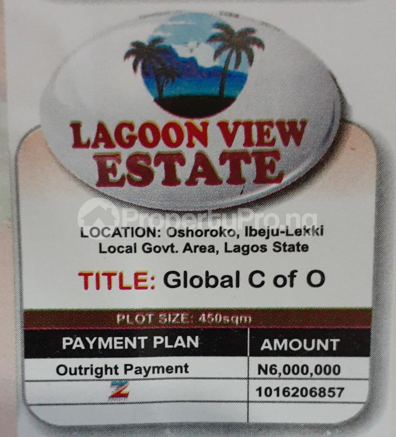 Land for sale Oshoroko Ibeju-Lekki Lagos