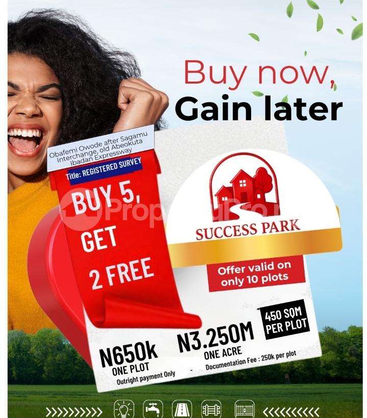 Land for sale Obafemi Owode Ogun - 0