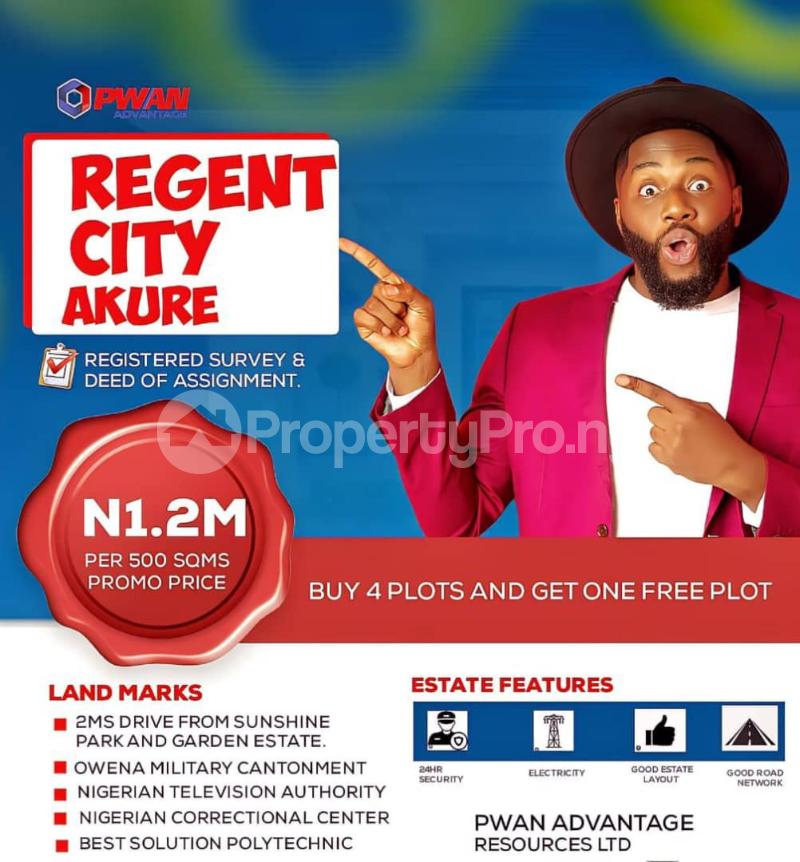 Land for sale 5 Minutes From Owena Military Cantonment, Akure Ondo - 0