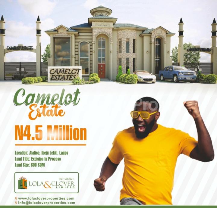 Land for sale Camelot Estate Alatise Ibeju-Lekki Lagos