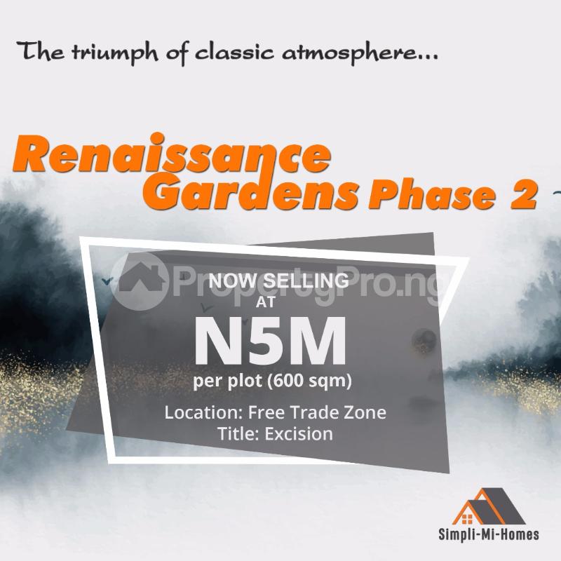 Land for sale Free Trade Zone,ibeju Lekki,lagos Free Trade Zone Ibeju-Lekki Lagos