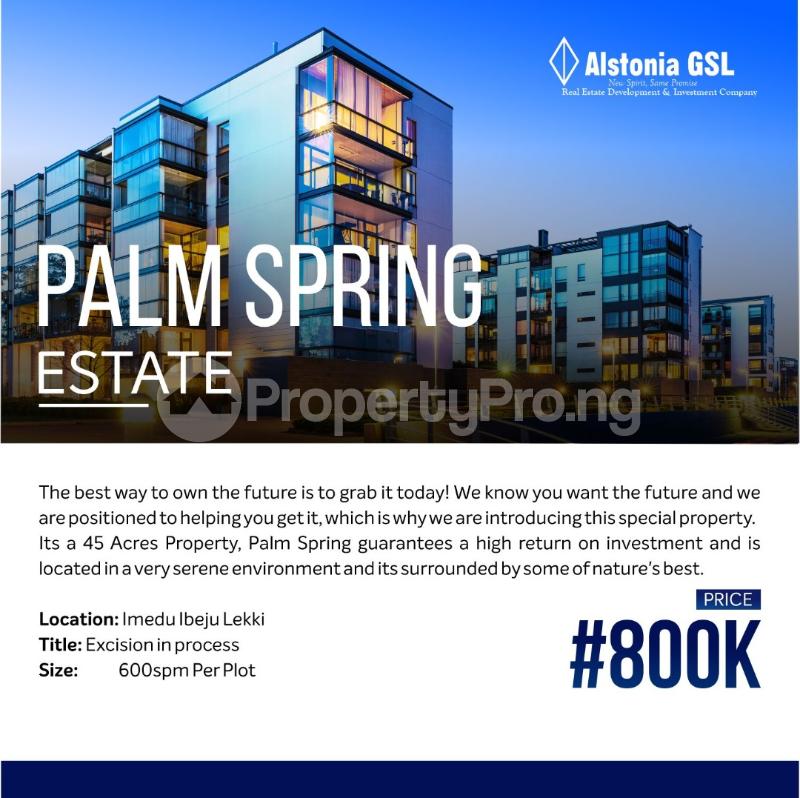 Land for sale Imedu Ibeju Lekki Ibeju-Lekki Lagos